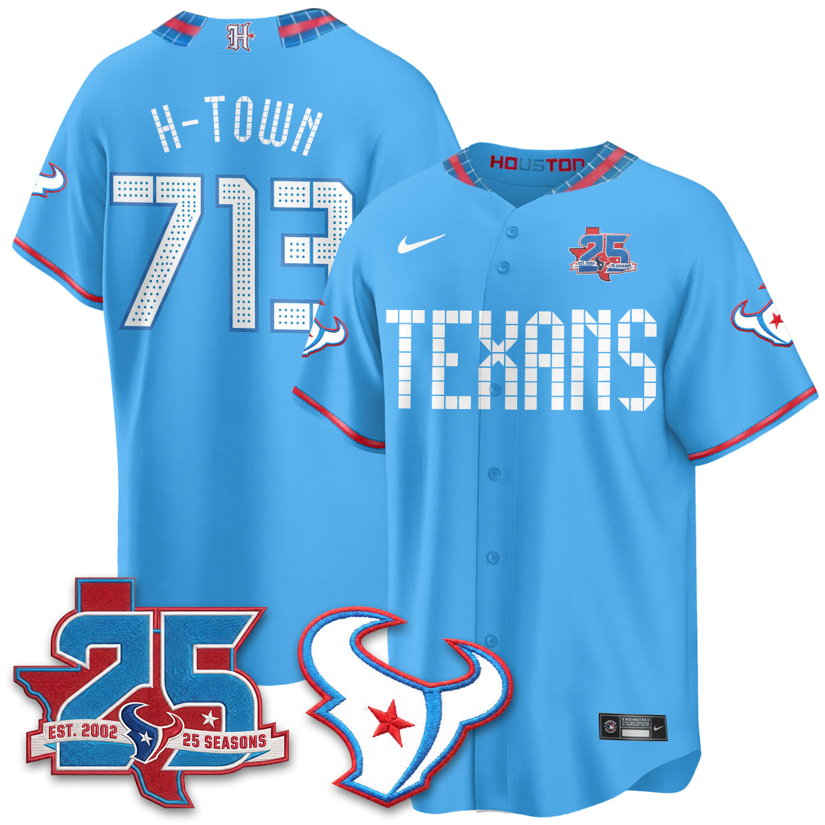 HOU 2026 Rivalries Baseball Vapor Jersey - Stitched