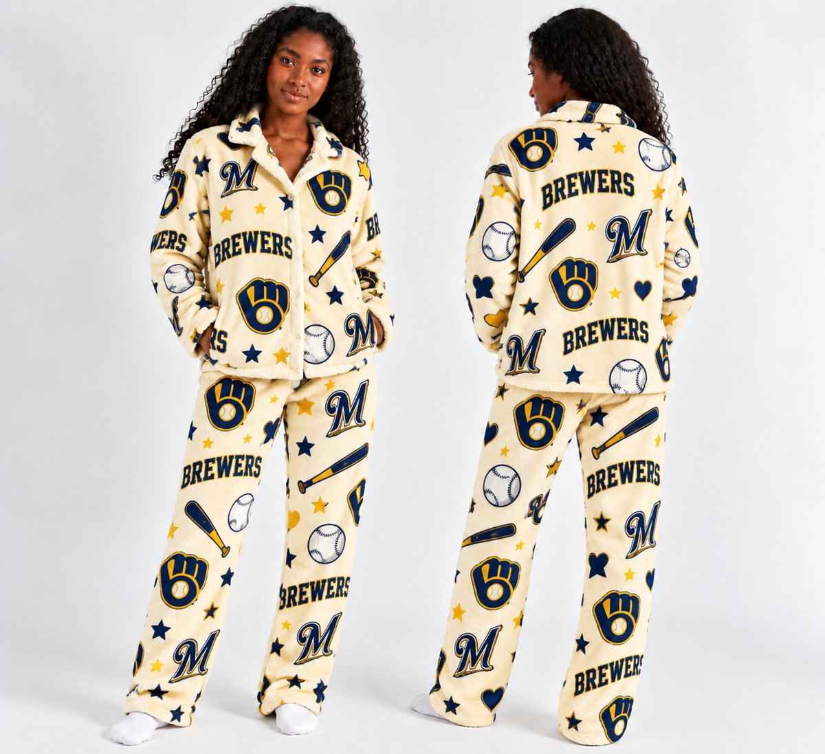 MIL Brew City Flannel Pajama Set - Printed V2