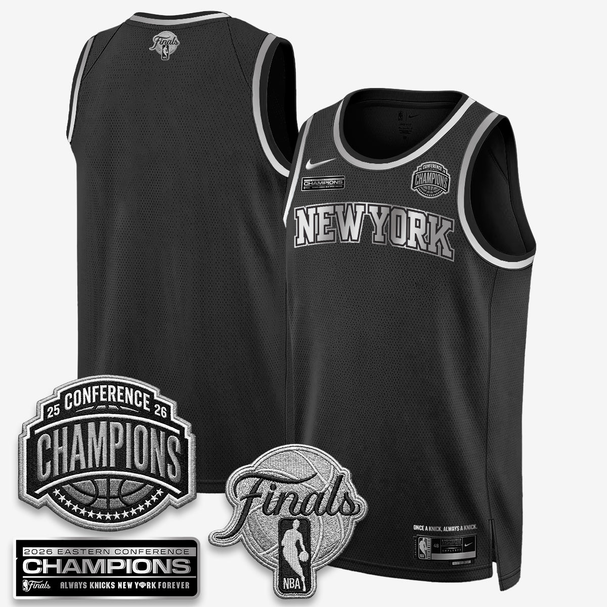 NYK 2026 Basketball Eastern Conference Champions Vapor Special Edition Jersey - Stitched