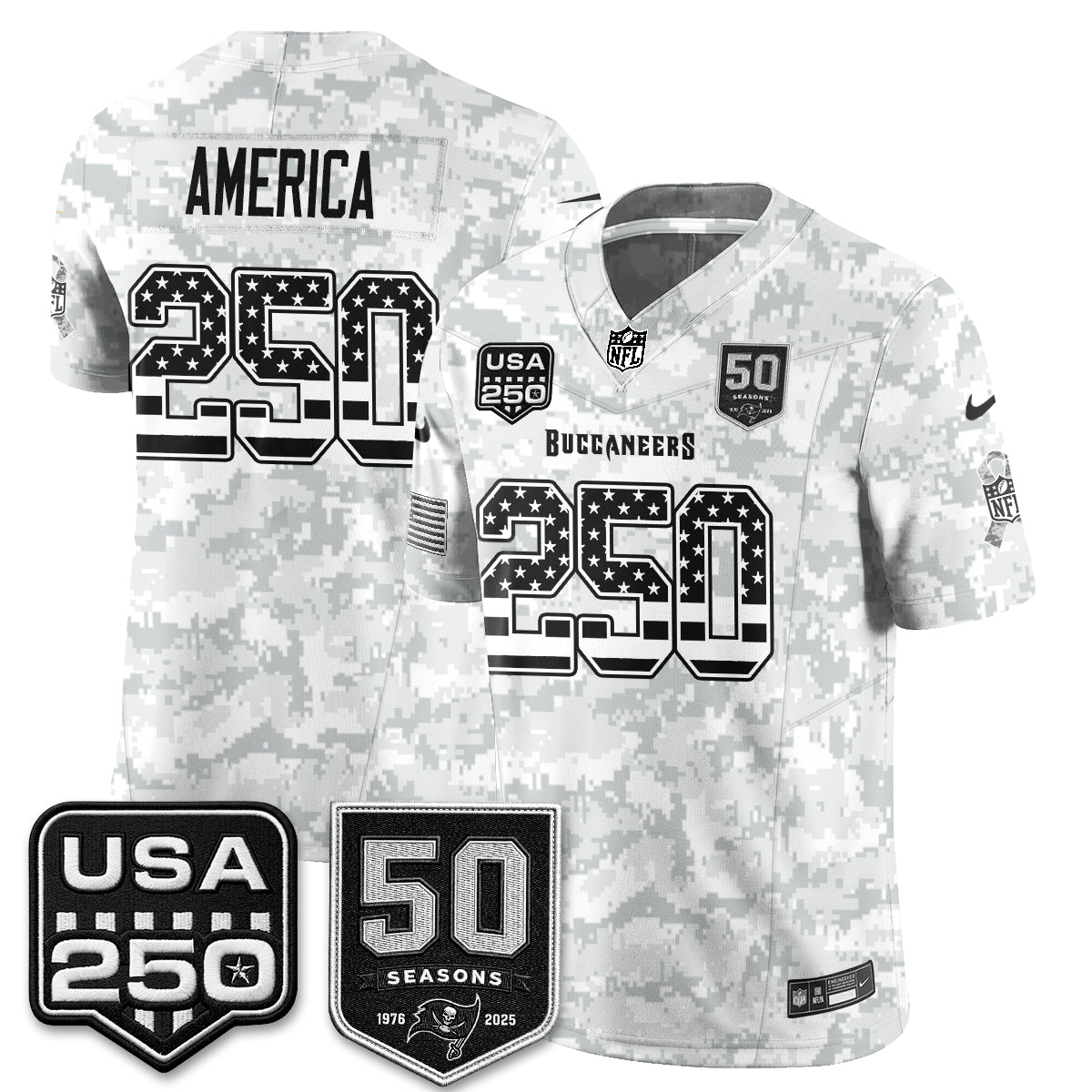 TB 2026 Salute to Service Edition Vapor Jersey - Stitched
