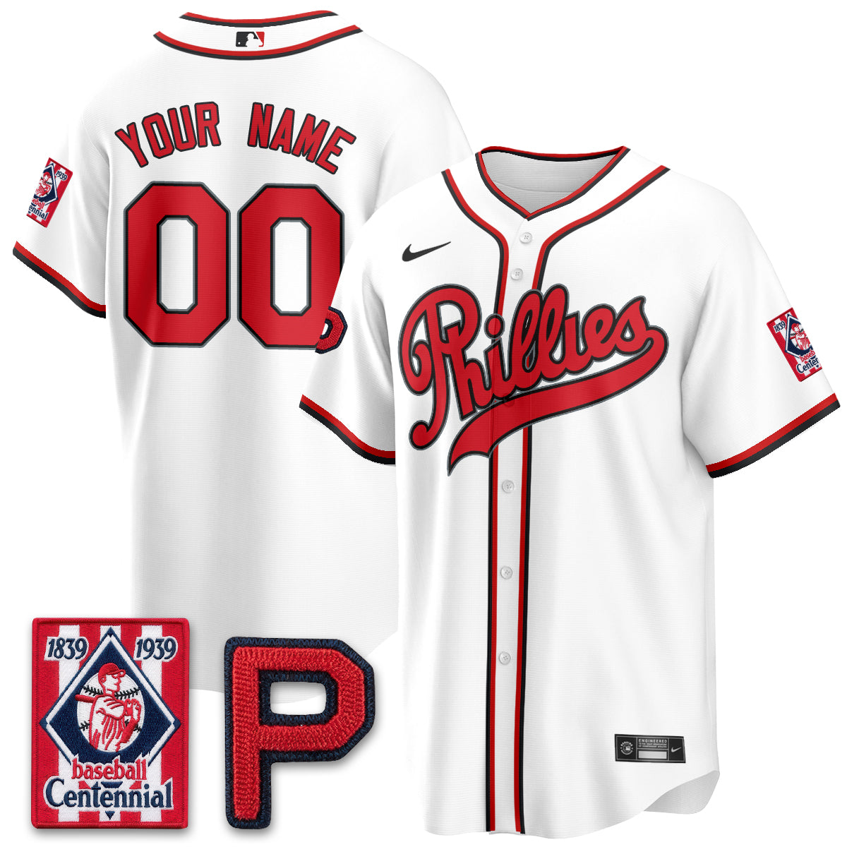 Philadelphia Phillies 2026 Field of Dreams Stadium Vapor Custom Jersey - Stitched