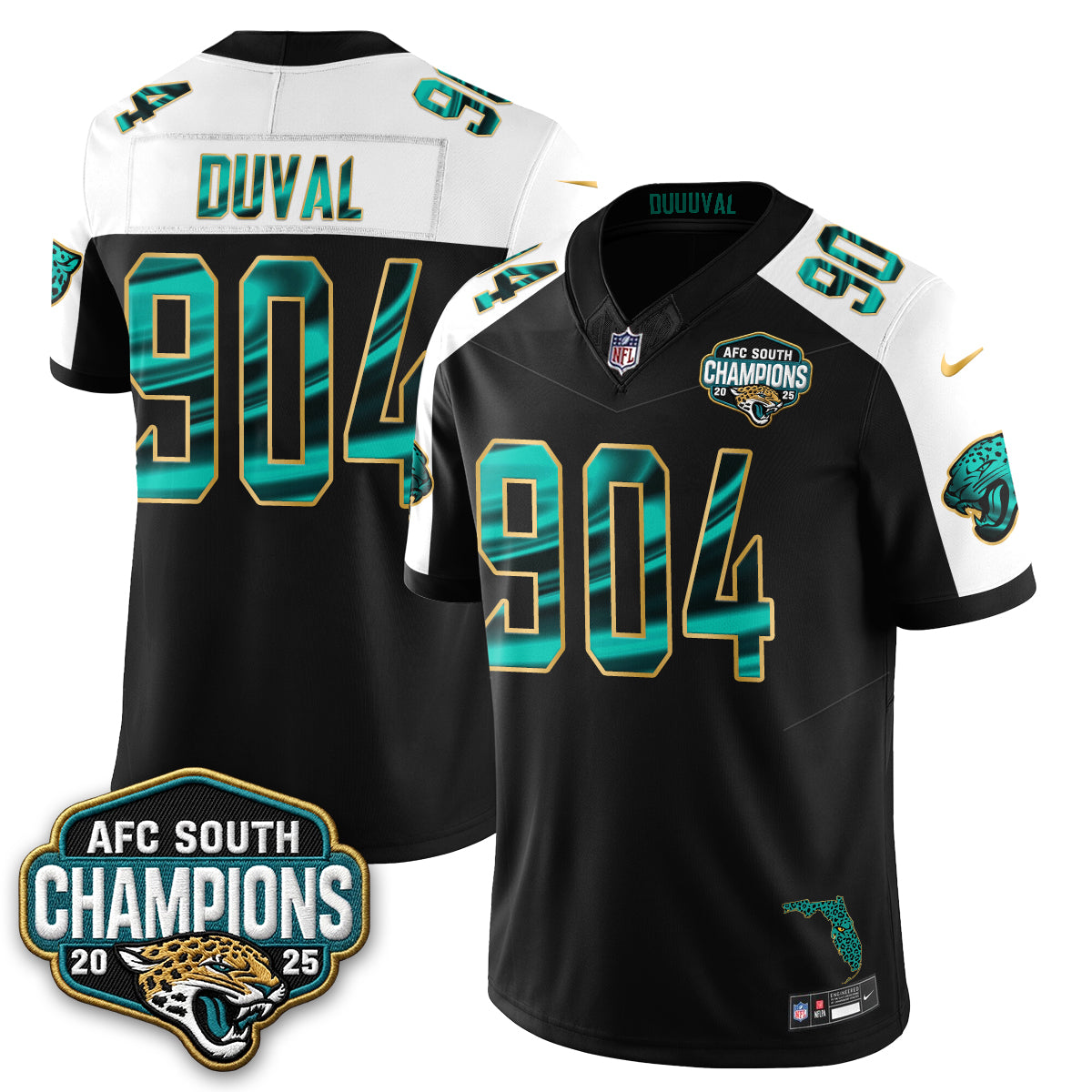 Jacksonville Jaguars Fangear Edition Vapor Jersey - Stitched