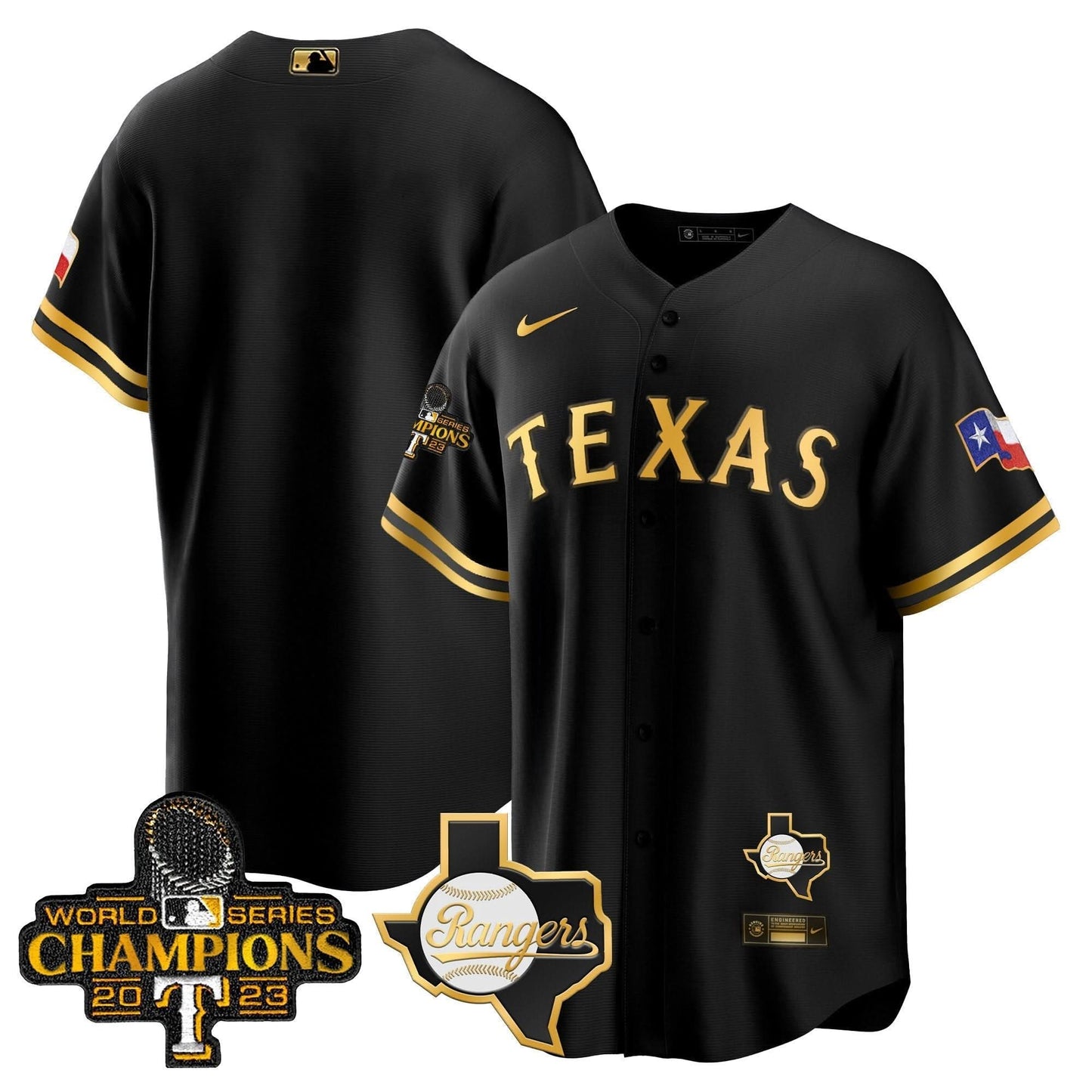 TR 2023 World Series Champions Cool Base Jersey V2 - All Stitched