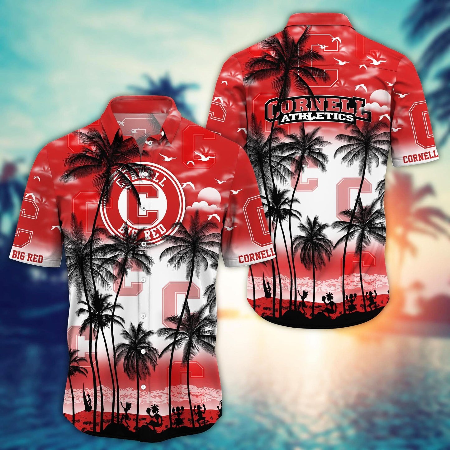 Cornell Big Red - Trending Aloha Shirt Summer