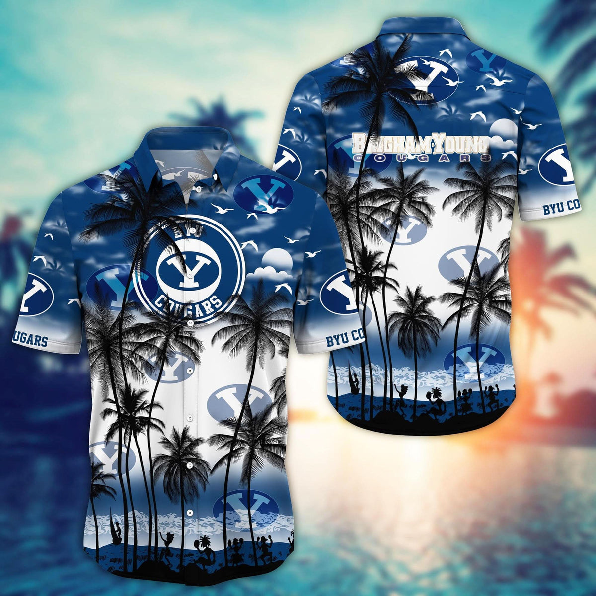 BYU Cougars - Trending Aloha Shirt Summer