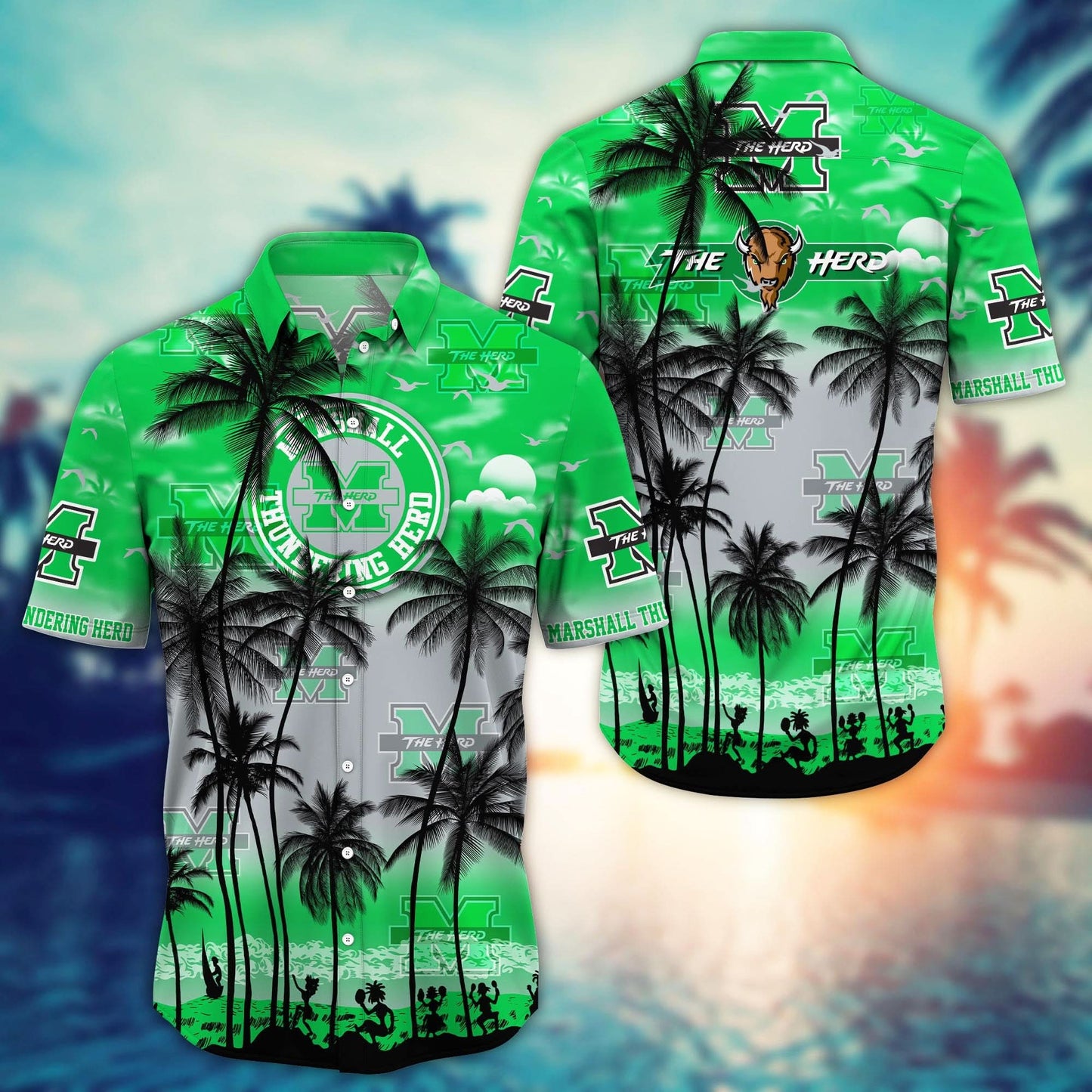 Marshall Thundering Herd - Trending Aloha Shirt Summer