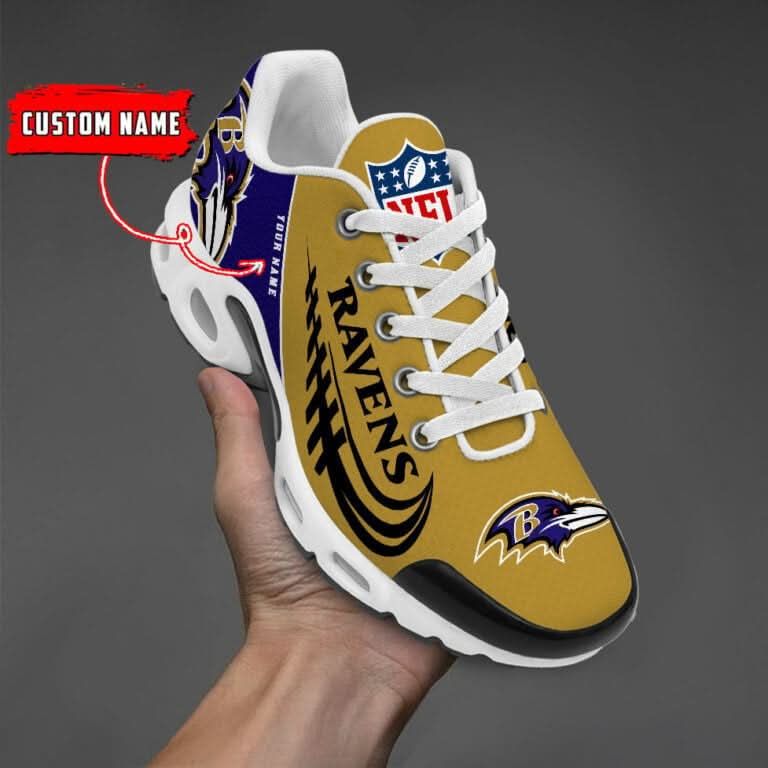 Baltimore Ravens-Custom Name-TN Shoes Perfect Gift
