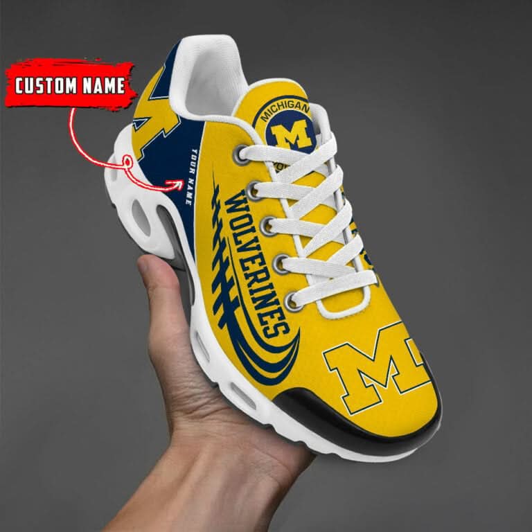 Michigan Wolverines-Custom Name-TN Shoes