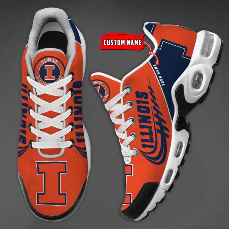 Illinois Fighting Illini-Custom Name-TN Shoes