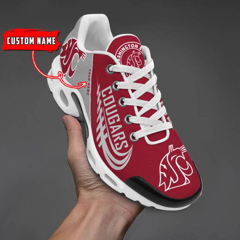 Washington State Cougars-Custom Name-TN Shoes
