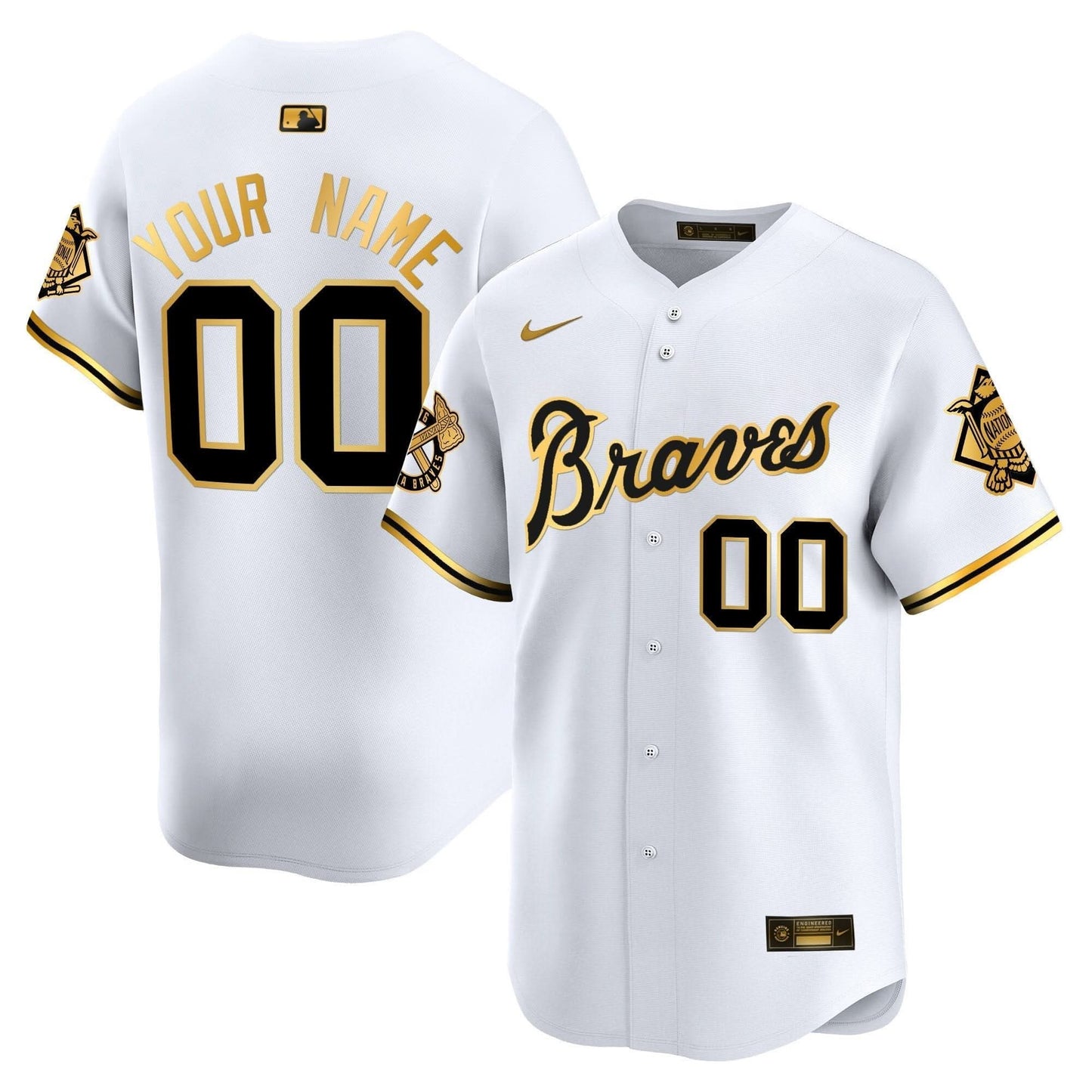 AB Peaches n' Cream Vapor Premier Limited Custom Jersey - All Stitched