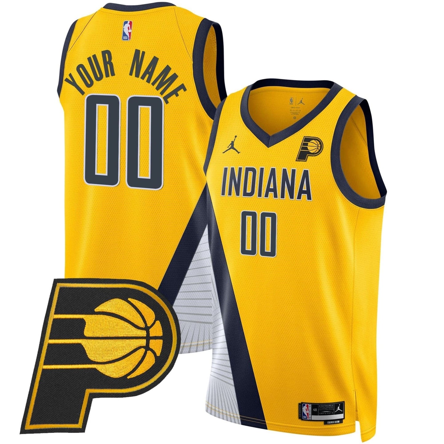 Indiana Pacers Swingman Custom Jersey V2 - All Stitched