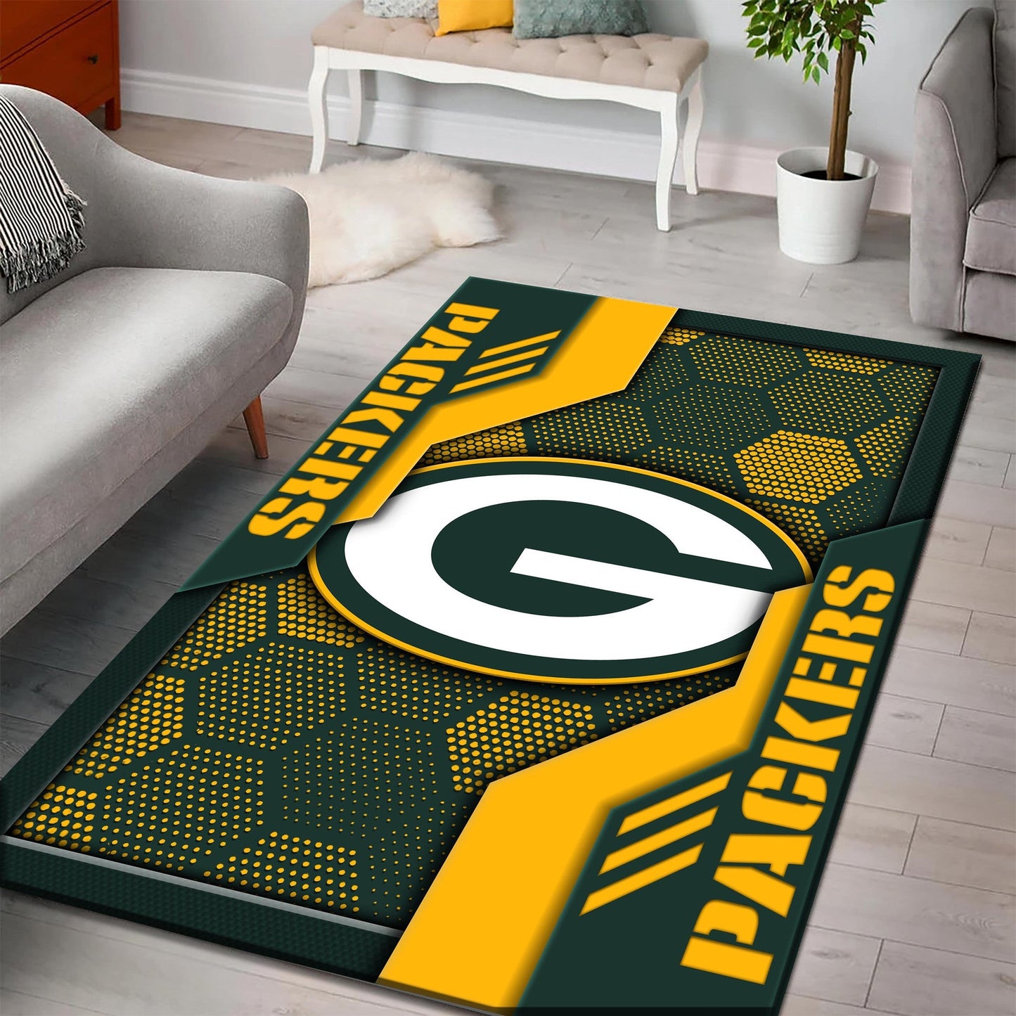 Green Bay Packers Rug DMHF3091