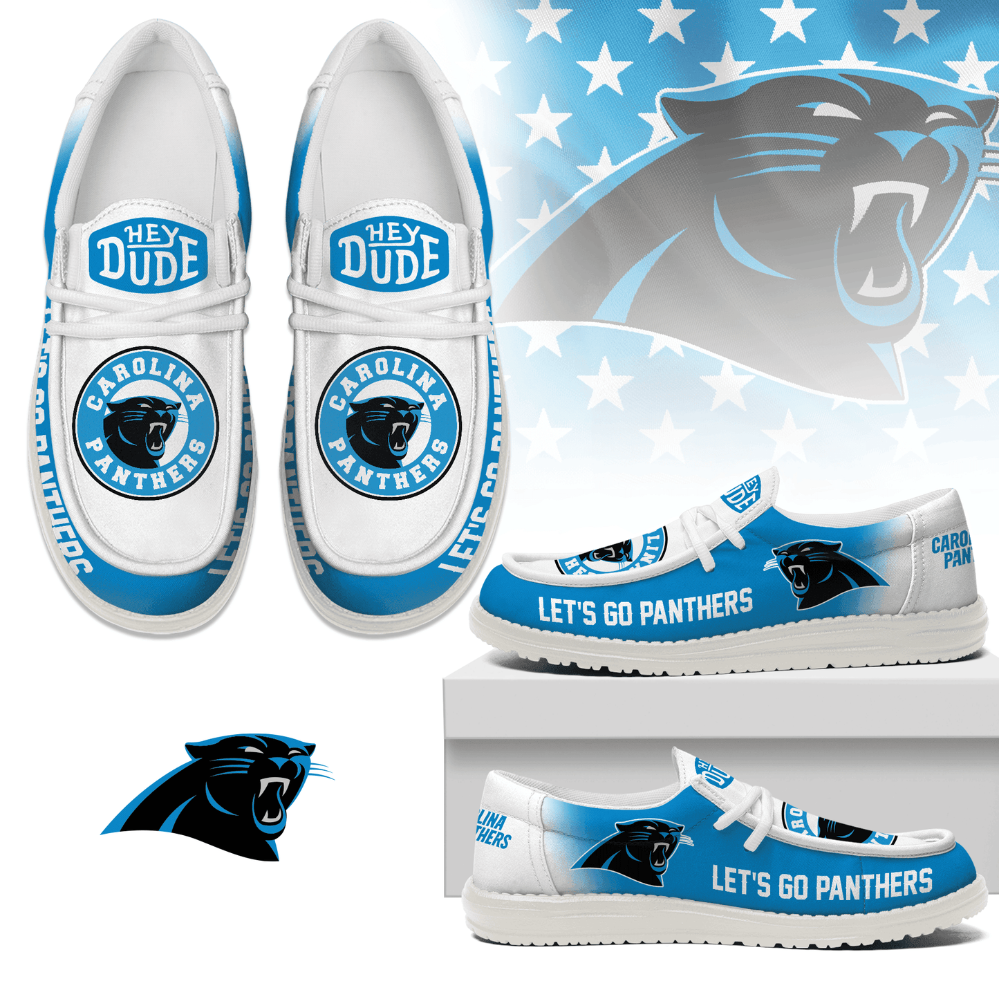 Carolina Panthers | Premium Loafer Shoes NY