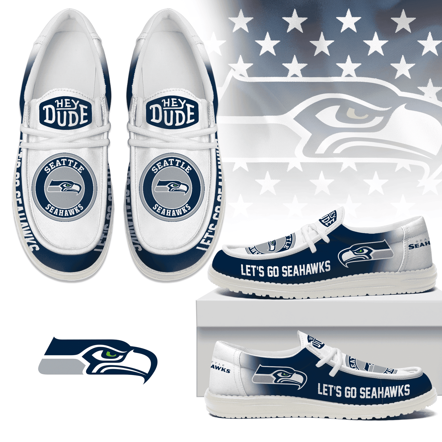 Seattle Seahawks | Premium Loafer Shoes NY