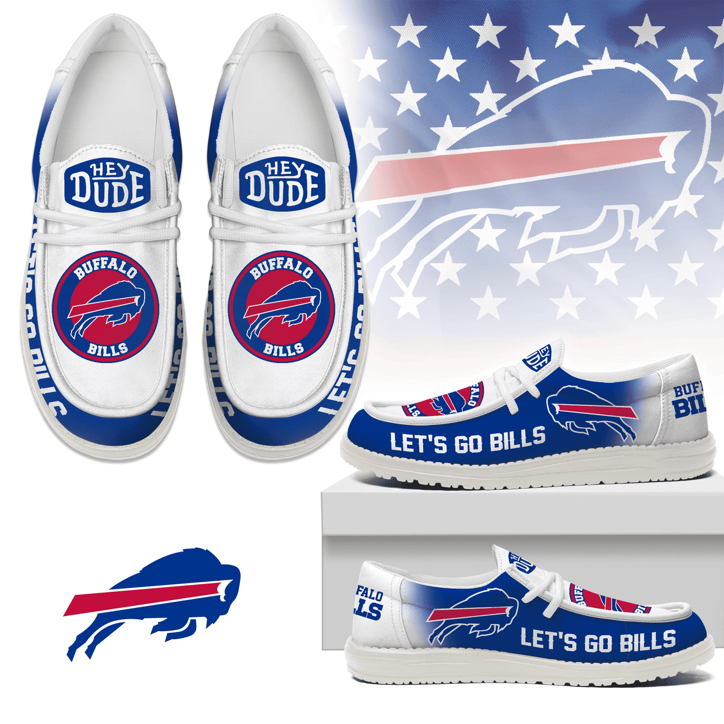 Buffalo Bills | Premium Loafer Shoes NY