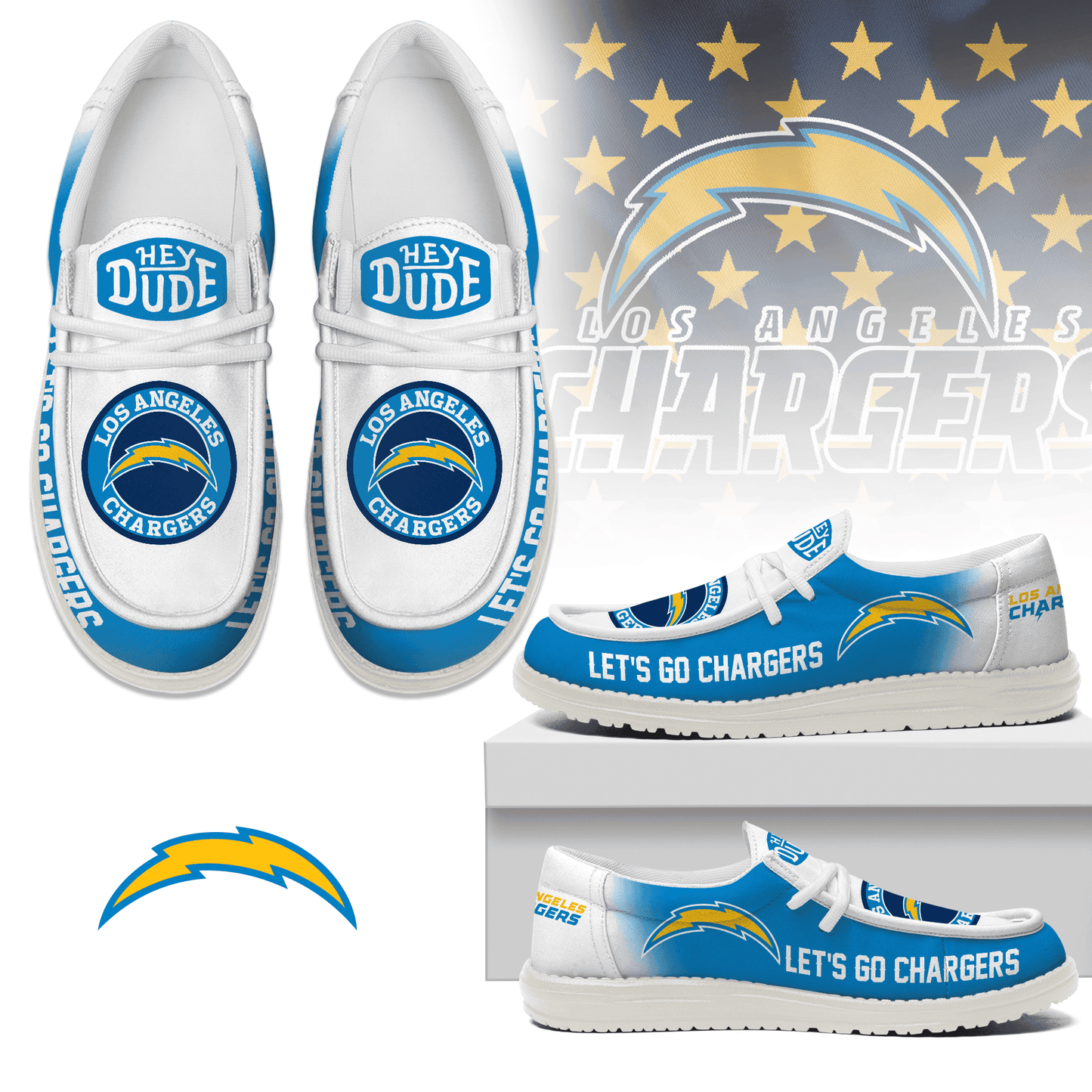 Los Angeles Chargers | Premium Loafer Shoes NY