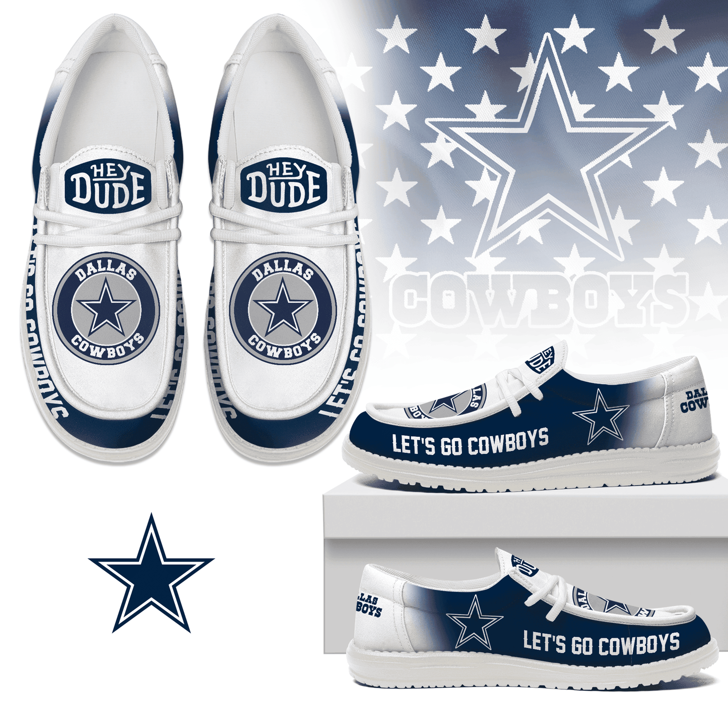 Dallas Cowboys | Premium Loafer Shoes NY