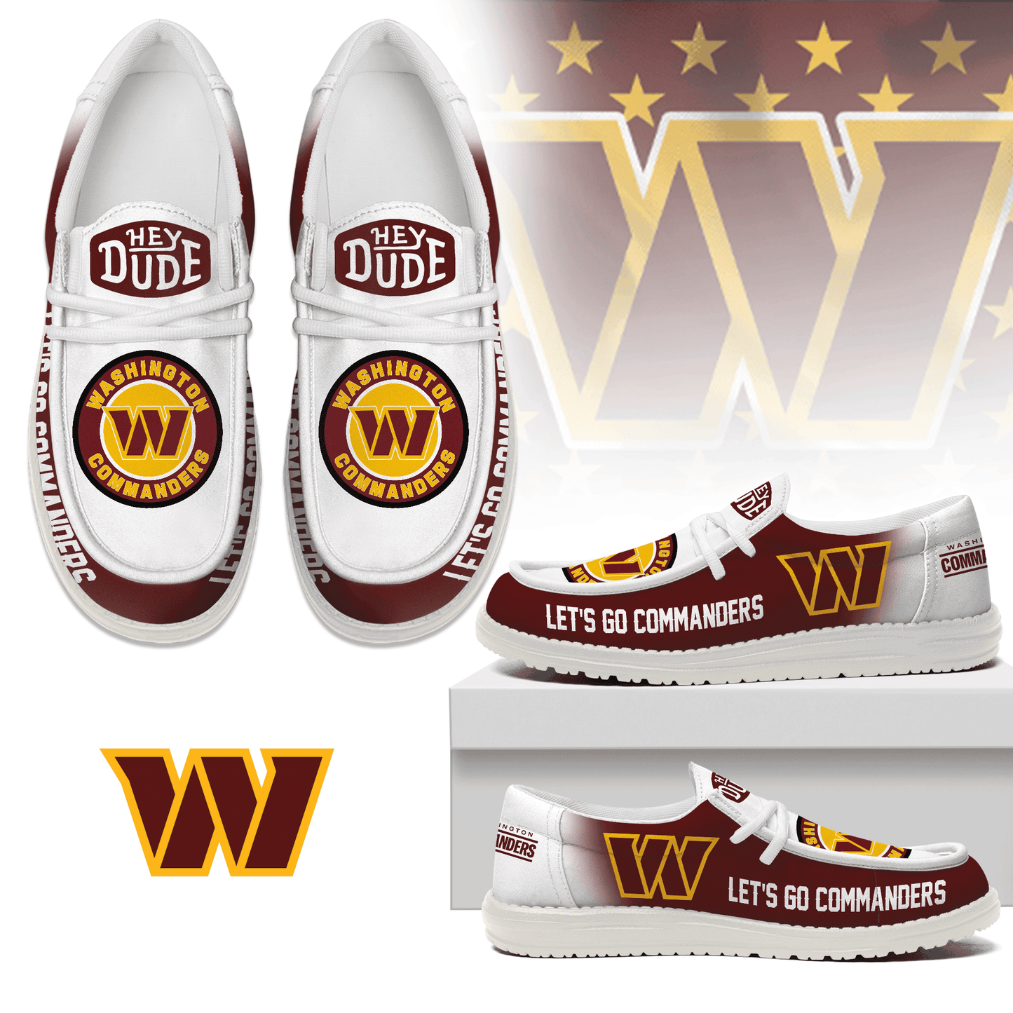 Washington Commanders | Premium Loafer Shoes NY