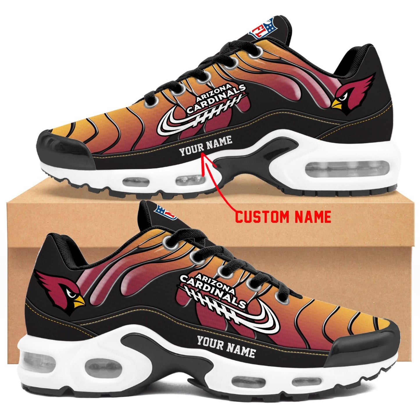 Arizona Cardinals | Personalized Air Max Shoes Limited Edition TD