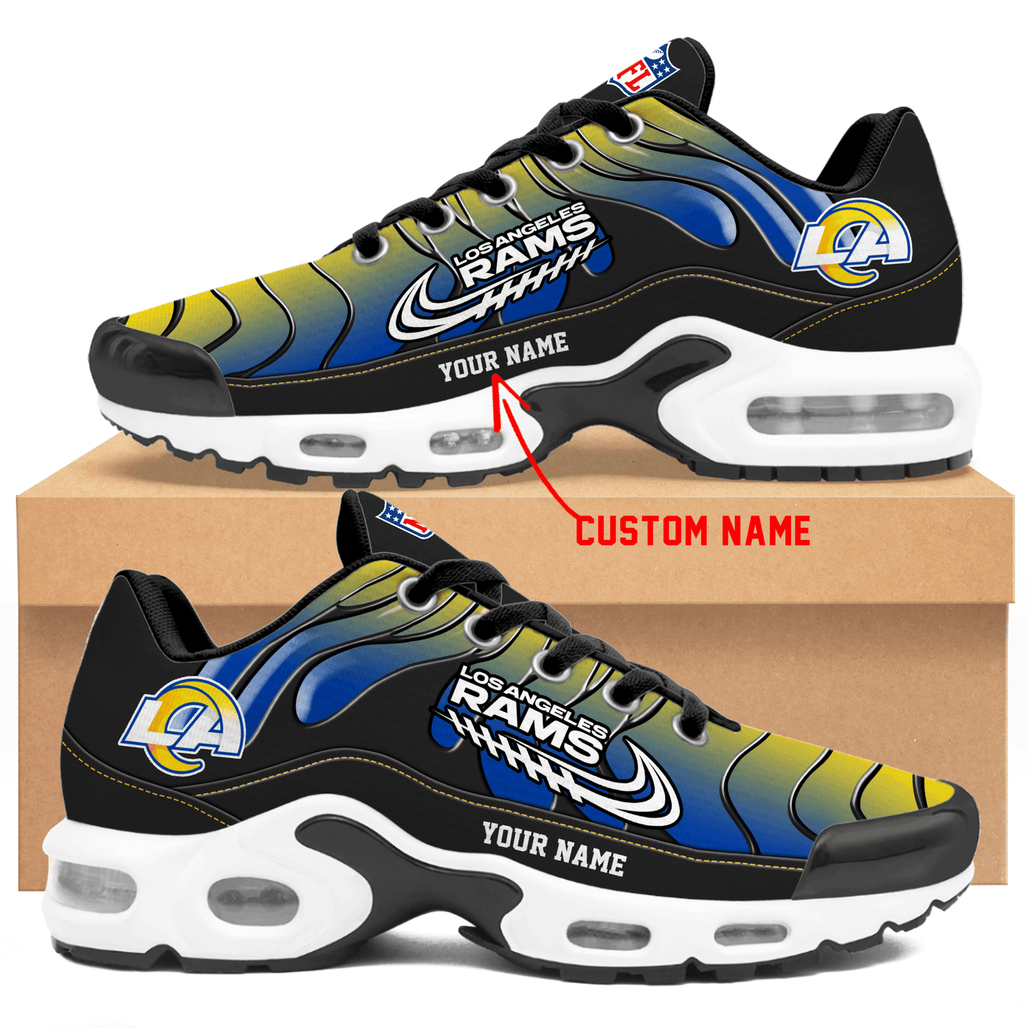 Los Angeles Rams | Personalized Air Max Shoes Limited Edition TD