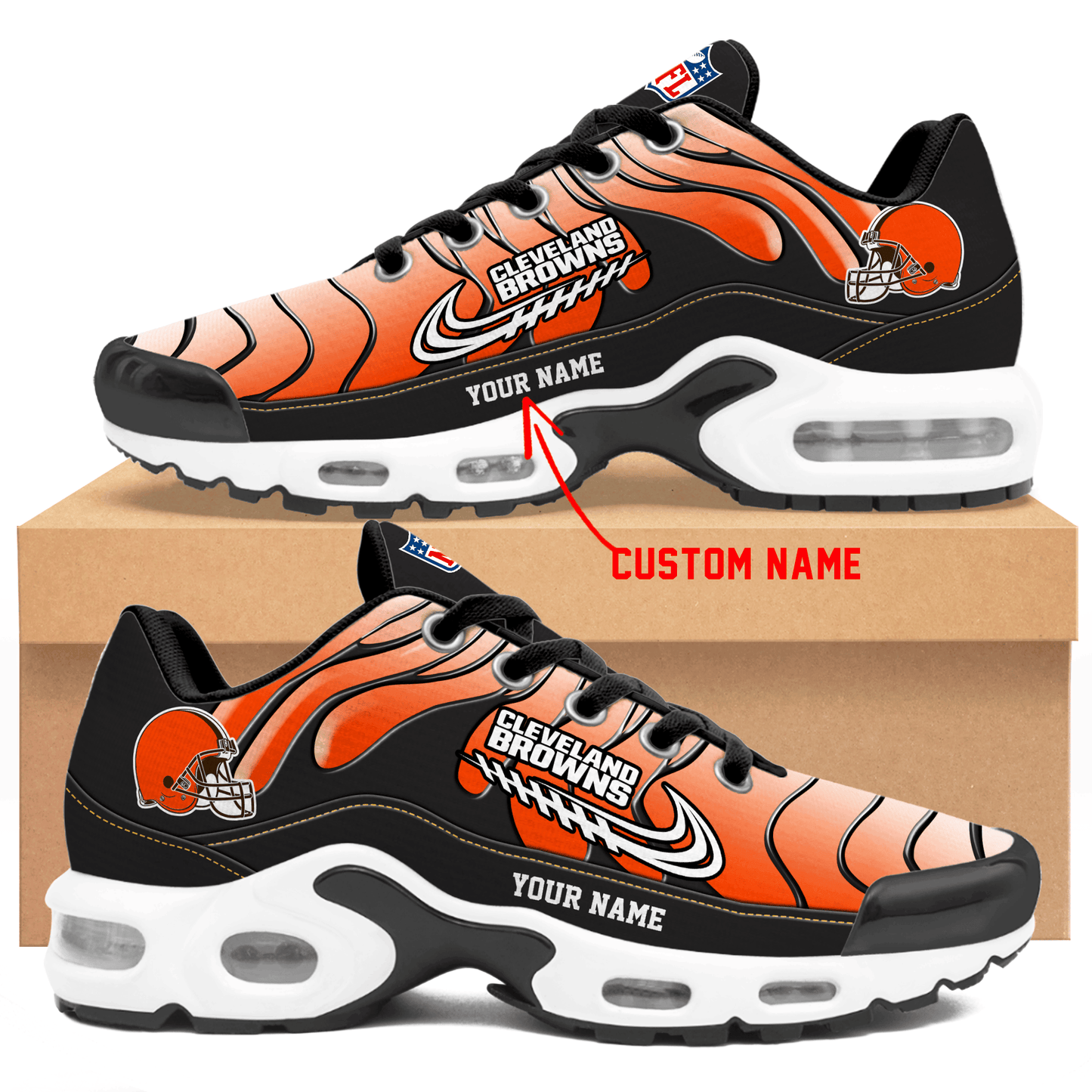 Cleveland Browns | Personalized Air Max Shoes Limited Edition TD