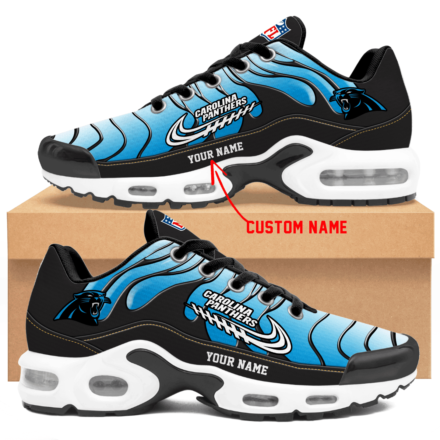 Carolina Panthers | Personalized Air Max Shoes Limited Edition TD