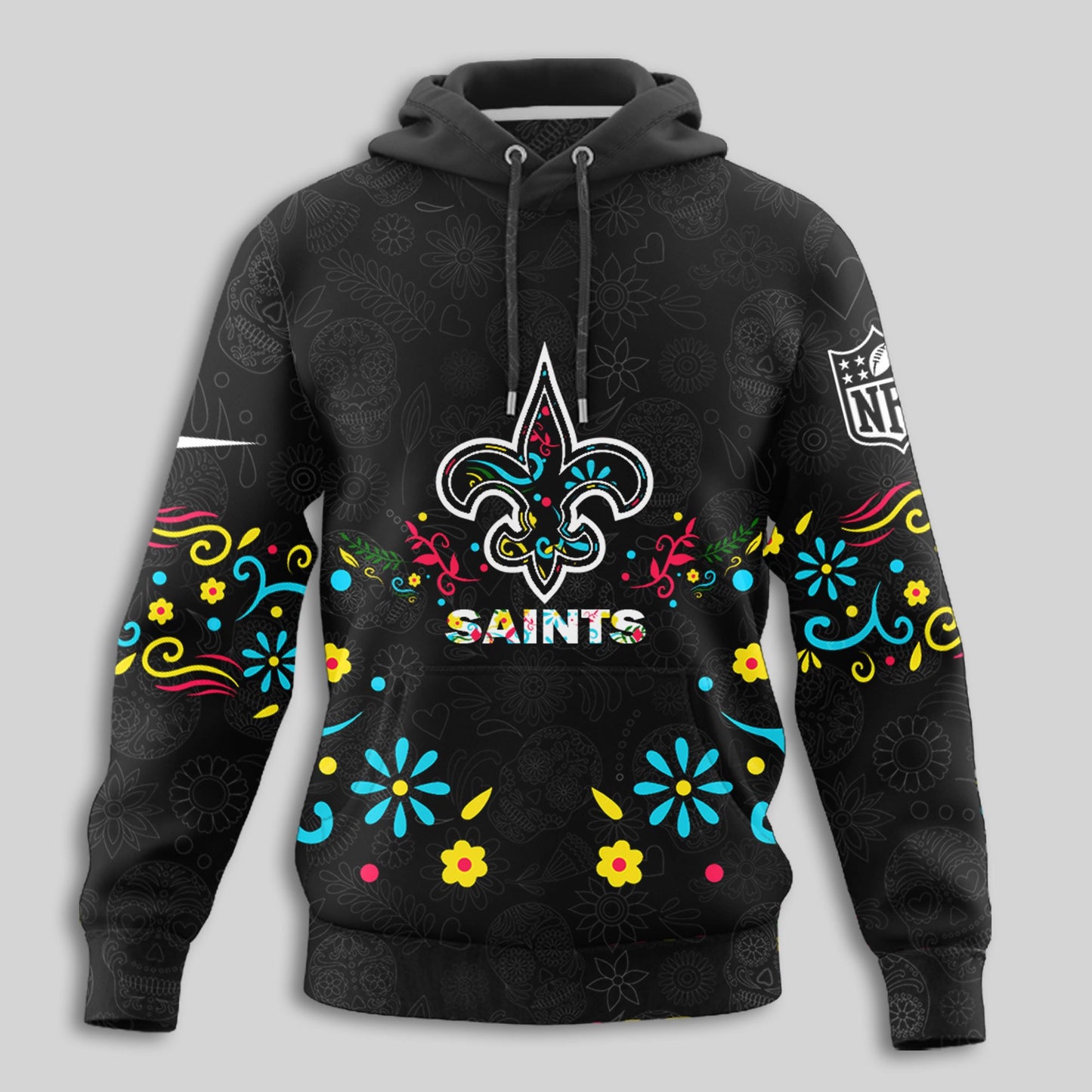 New Orleans Saints | Premium Dia de los Muertos Limited Editions Hoodie MM