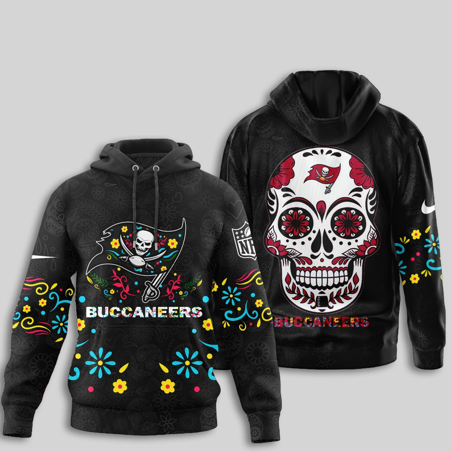 Tampa Bay Buccaneers | Premium Dia de los Muertos Limited Editions Hoodie MM