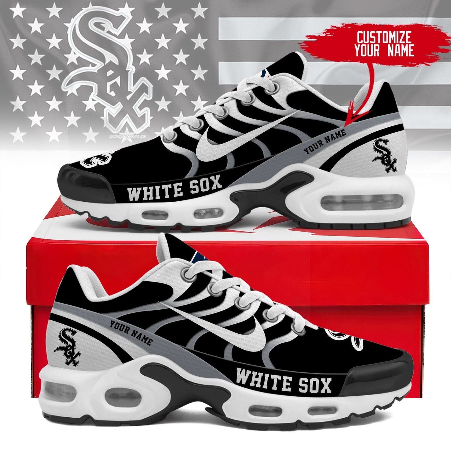 Chicago White Sox | Personalized Air Max Shoes TD 300525