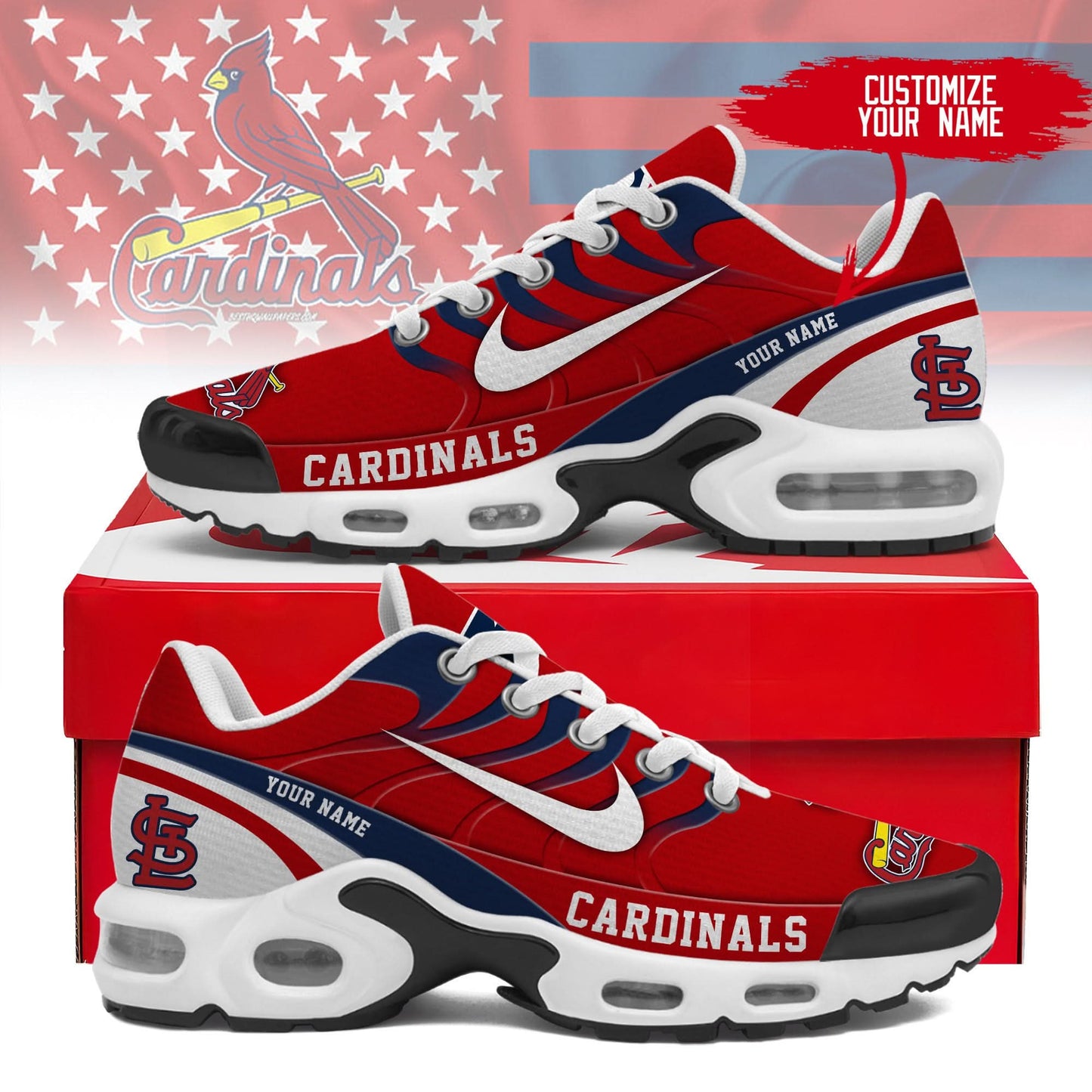 St.Louis Cardinals | Personalized Air Max Shoes TD 300525