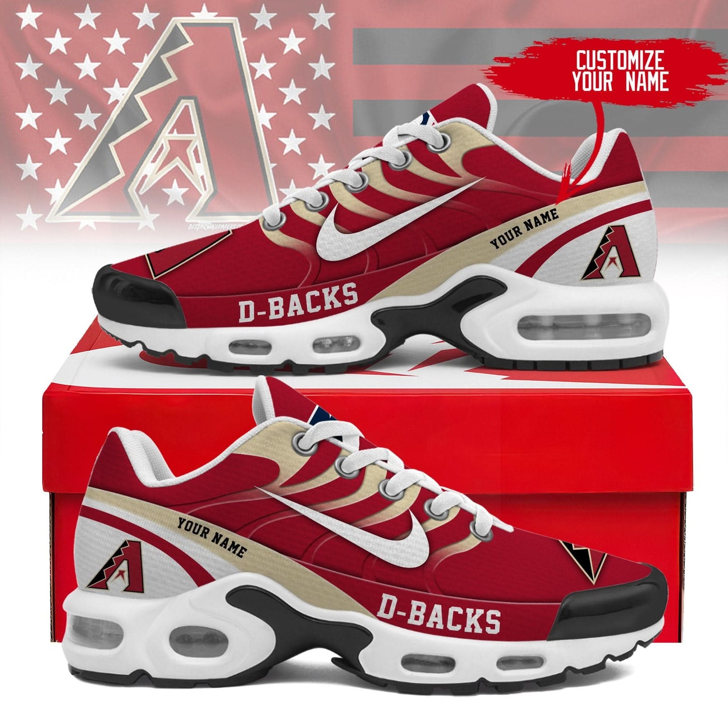 Arizona Diamondbacks | Personalized Air Max Shoes TD 300525