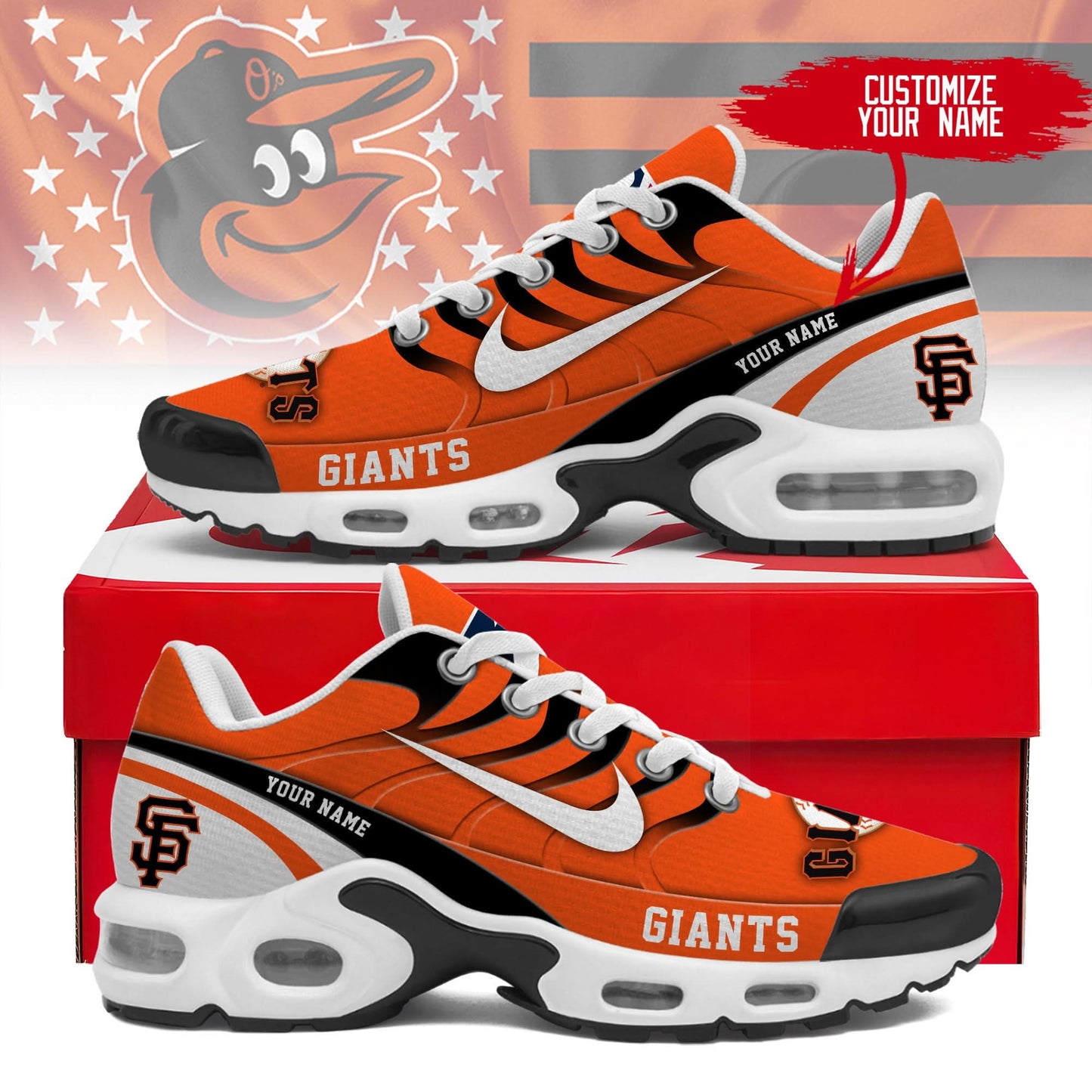 San Francisco Giants | Personalized Air Max Shoes TD 300525