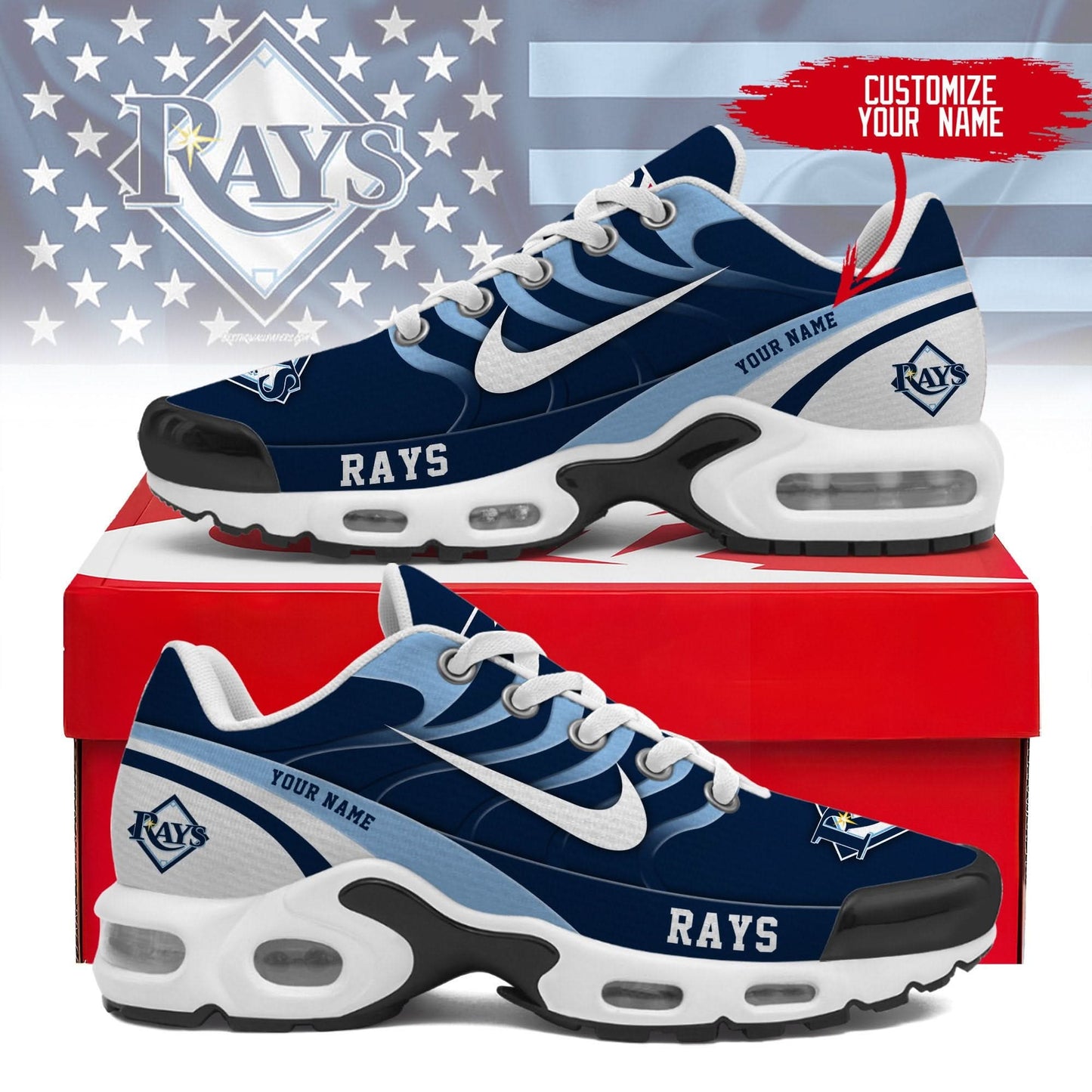Tampa Bay Rays | Personalized Air Max Shoes TD 300525