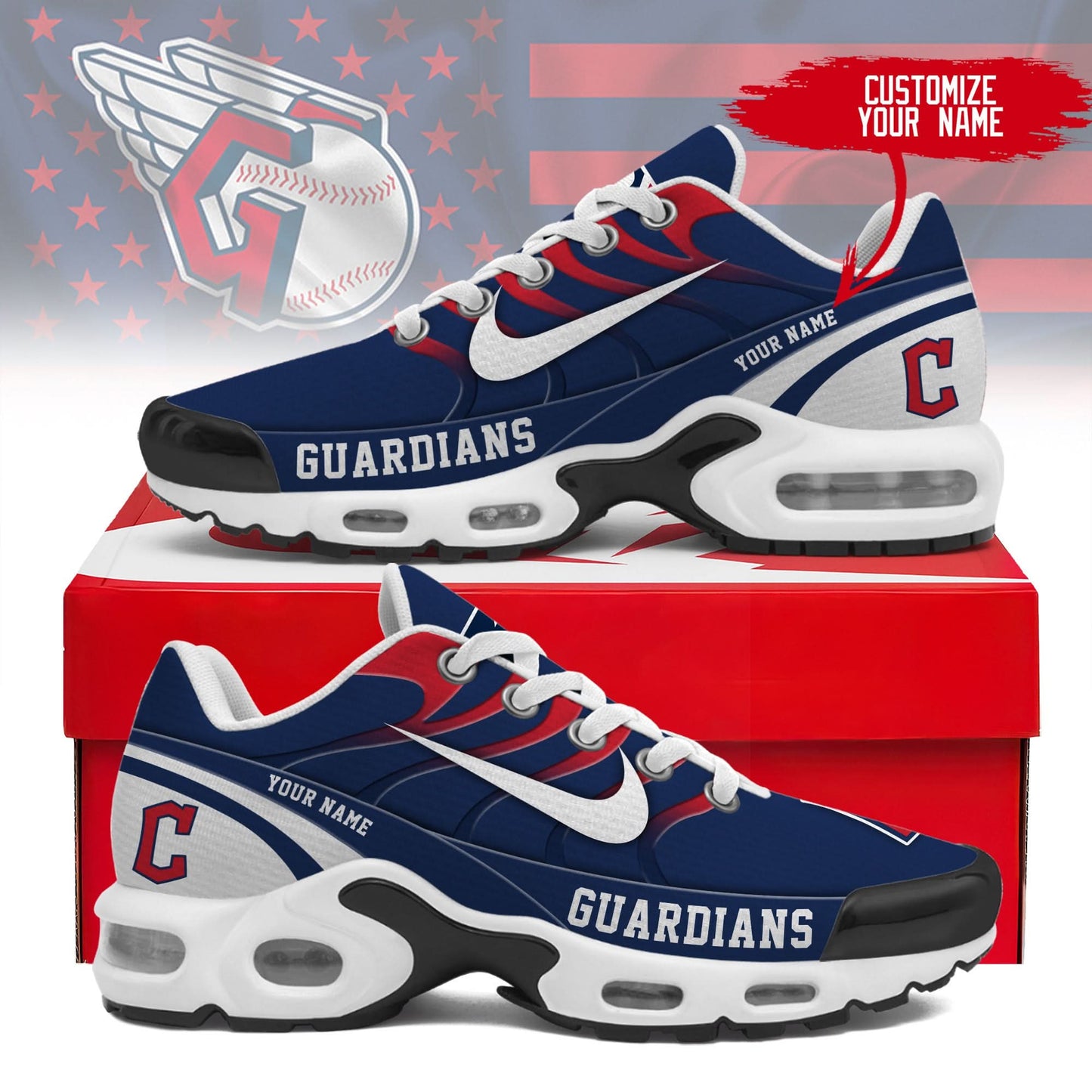 Cleveland Guardians | Personalized Air Max Shoes TD 300525