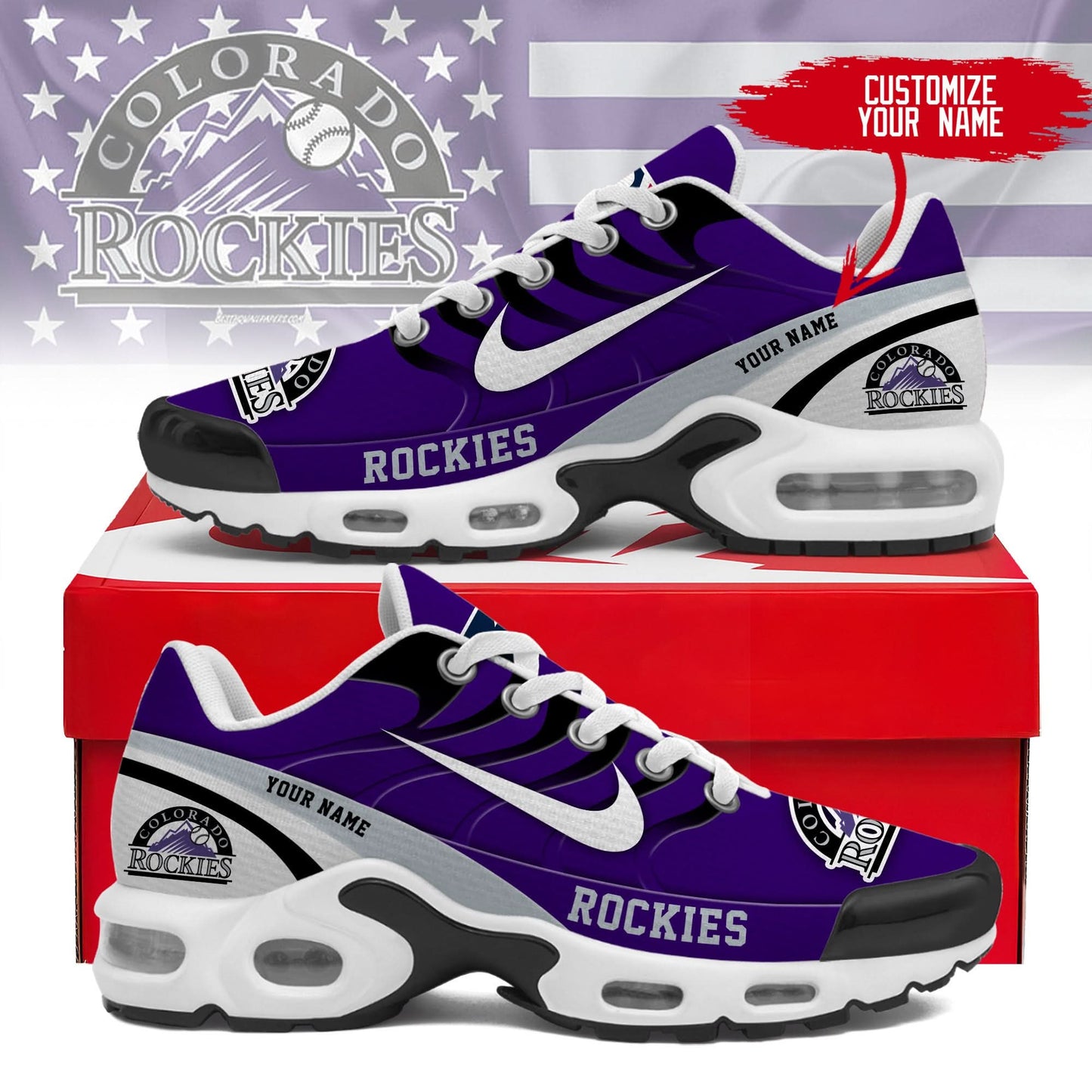 Colorado Rockies | Personalized Air Max Shoes TD 300525
