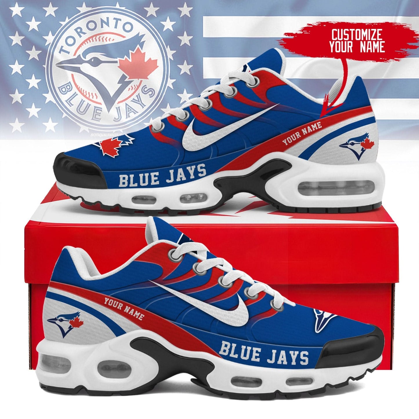 Toronto Blue Jays | Personalized Air Max Shoes TD 300525