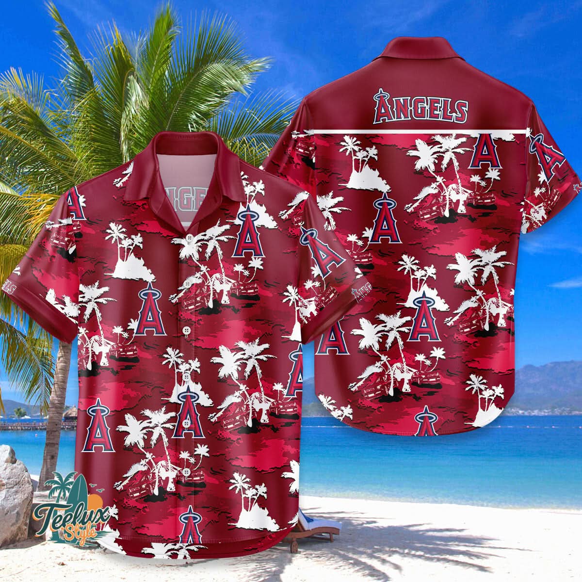 Los Angeles Angels | MH MLB Hawaiian Shirt 8