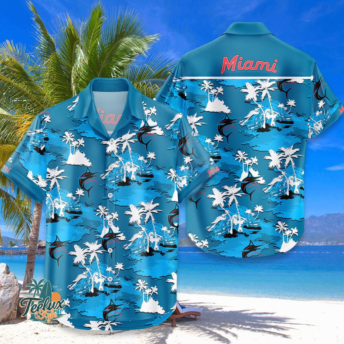 Miami Marlins | MH MLB Hawaiian Shirt 8