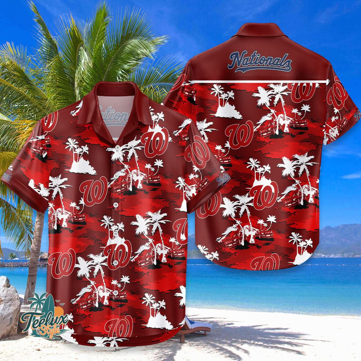 Washington Nationals | MH MLB Hawaiian Shirt 8