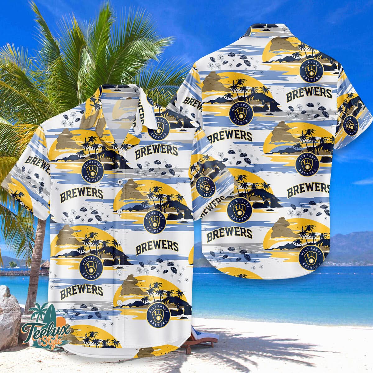 Milwaukee Brewers | MH MLB Hawaiian Shirt 9