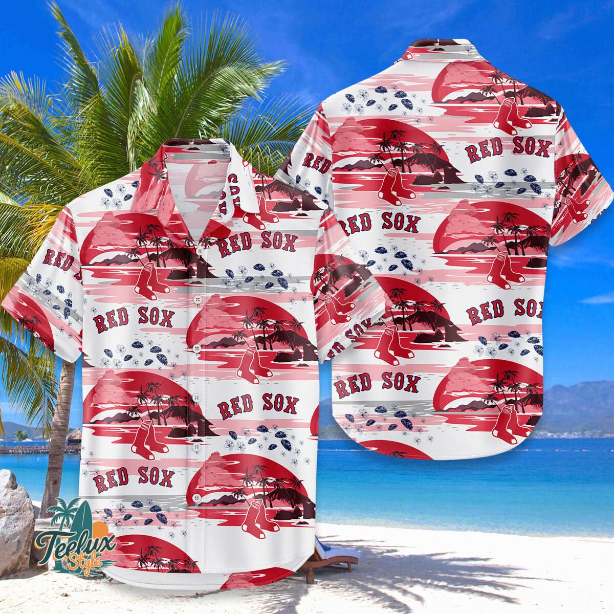 Boston Red Sox | MH MLB Hawaiian Shirt 9