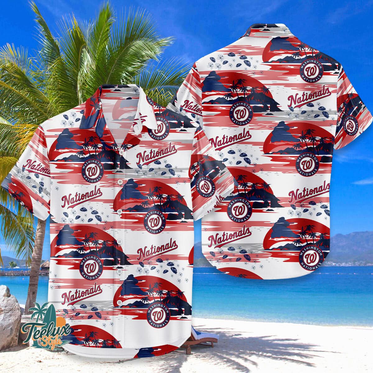 Washington Nationals | MH MLB Hawaiian Shirt 9