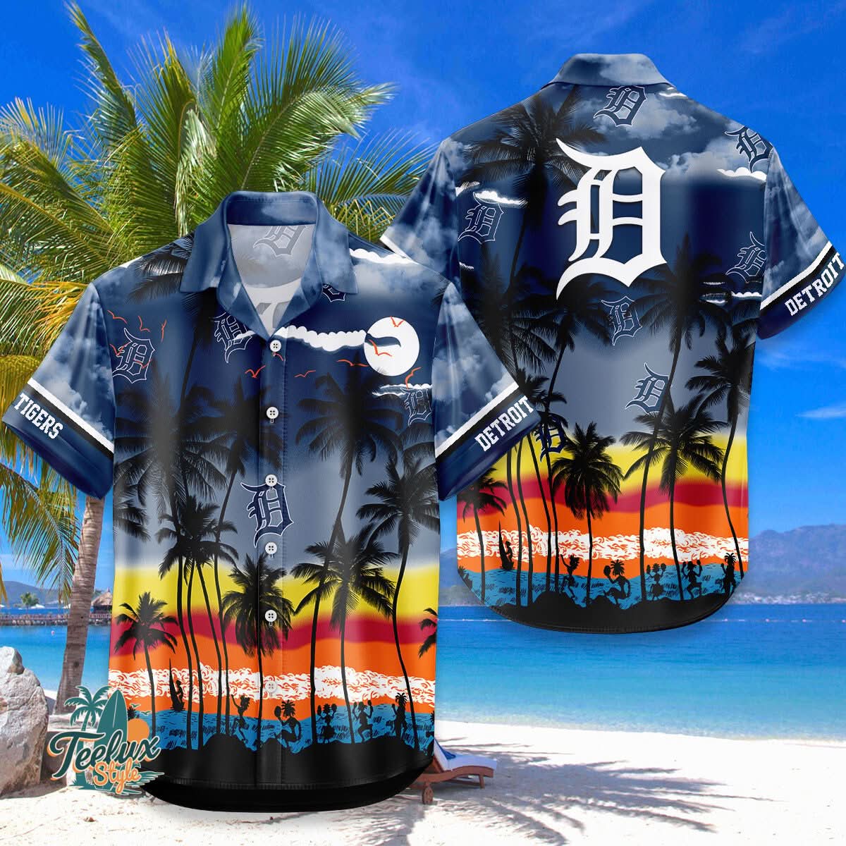 Detroit Tigers | MH MLB Hawaiian Shirt 6
