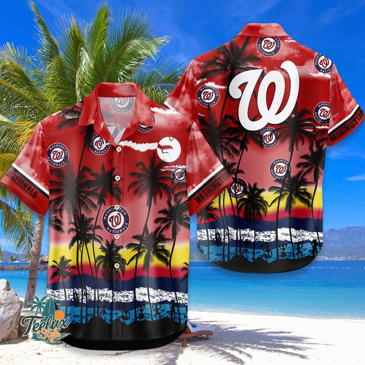 Washington Nationals | MH MLB Hawaiian Shirt 6