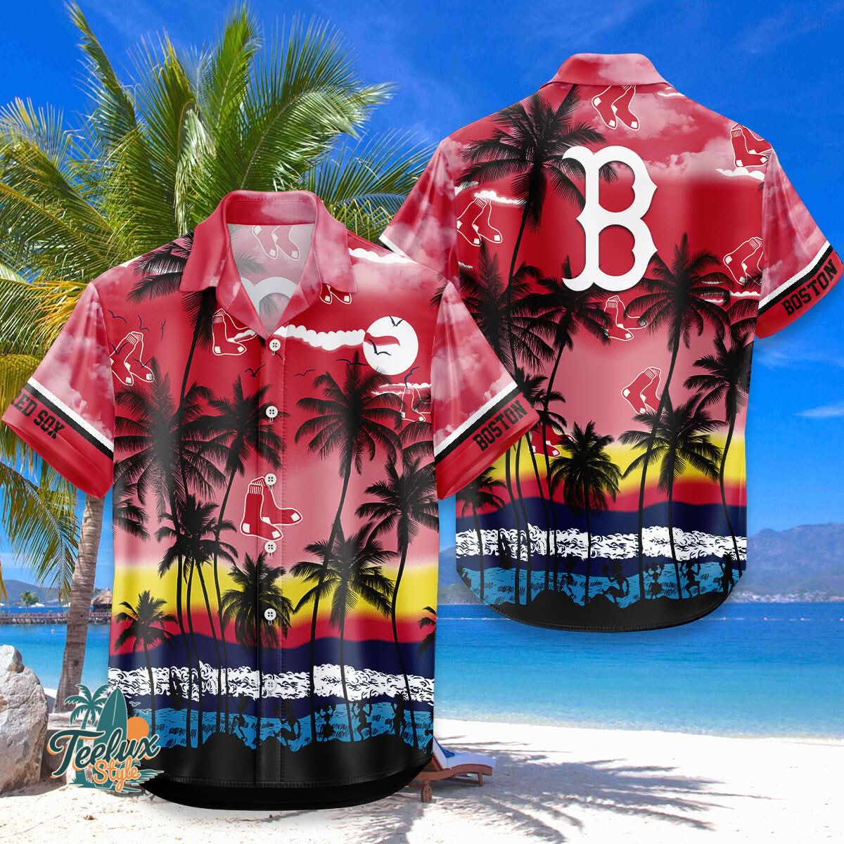 Boston Red Sox | MH MLB Hawaiian Shirt 6