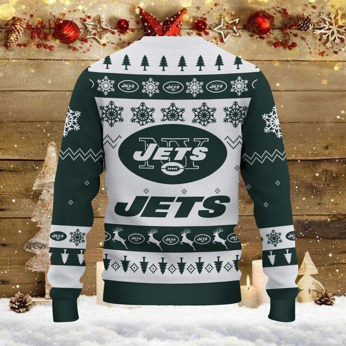 New York Jets Ugly Sweater - Christmas Gift 1024
