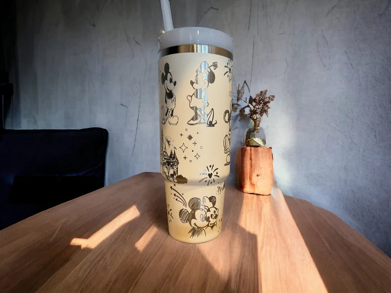 M & M Engraved Tumbler 40oz