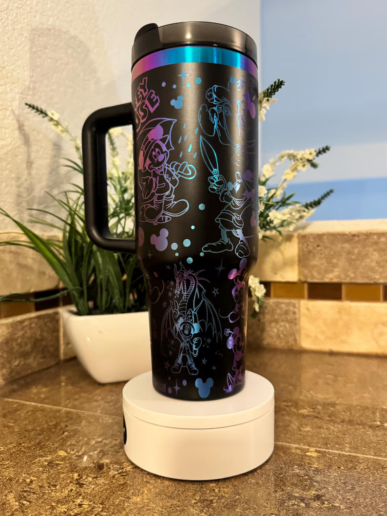 Mouse Disney Parks Best Day Ever Engraved Tumbler 40oz