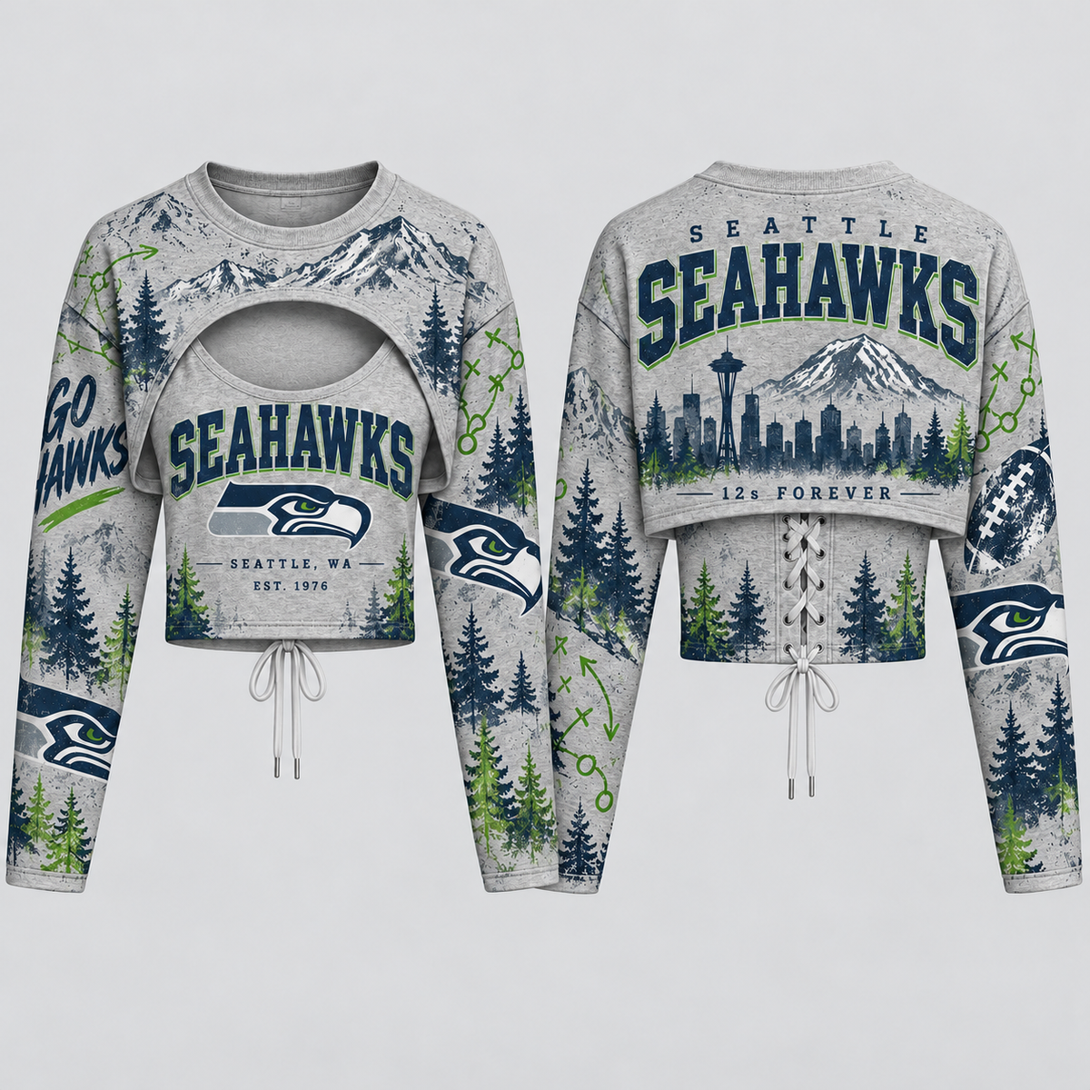 SEA Landscape Shrug Cami - Printed